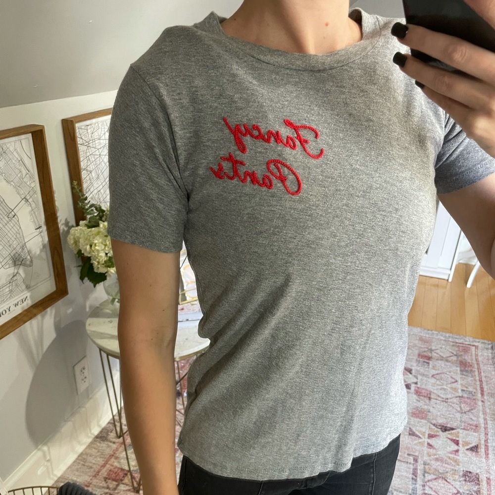 Embroidered “Fancy Pants” T-shirt